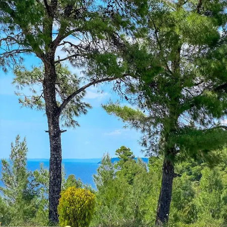 Evelina Elegant Summer House With Sea View Shared Pool Ποσείδι